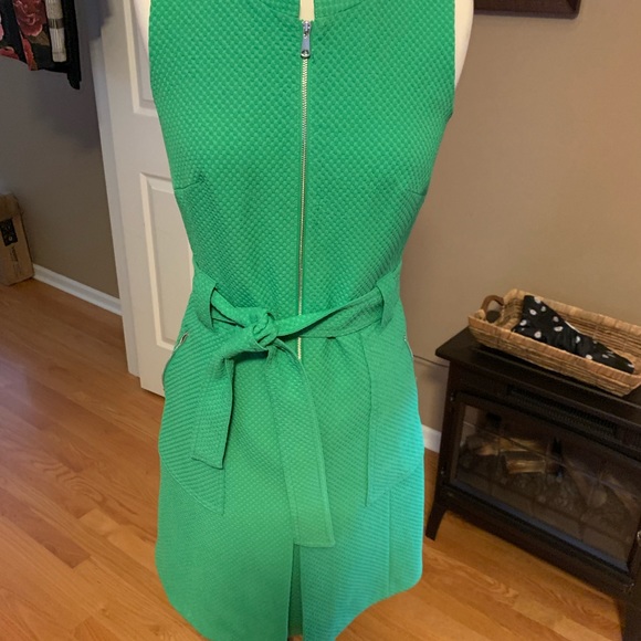 julio Dresses & Skirts - Brand NWT green zip up sleeveless dress